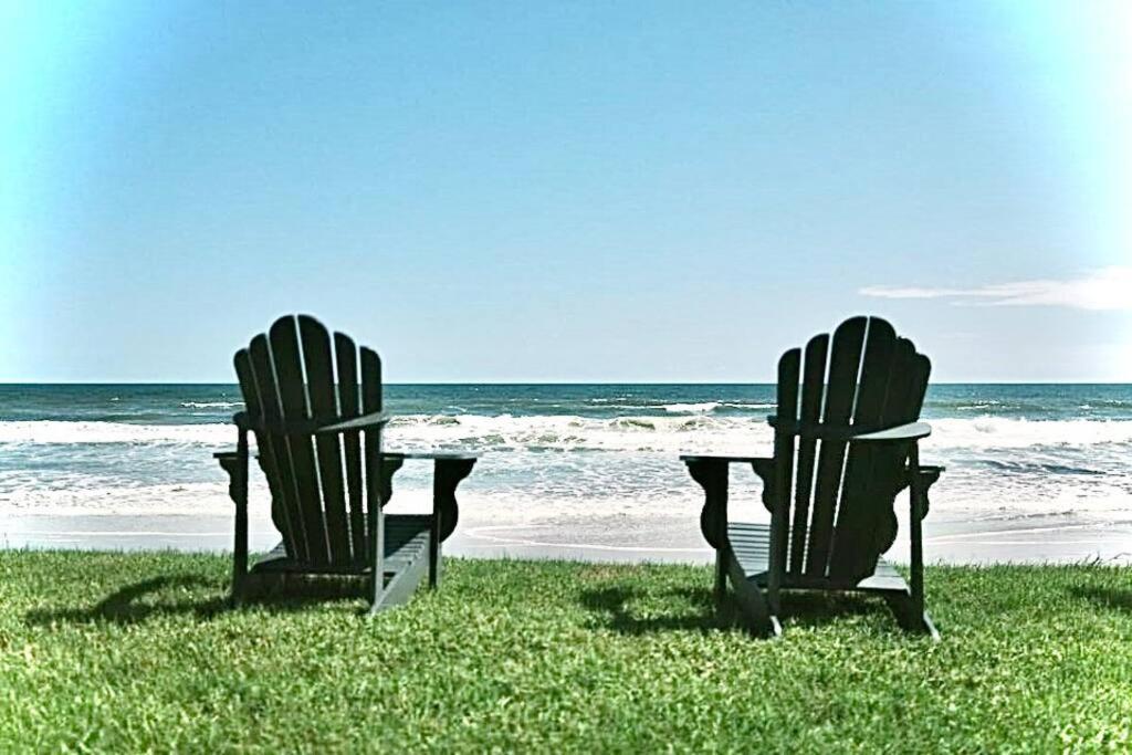 Zen Beach Retreat - Ocean View Townhouse -No Drive Beach 新士麦那海滩 外观 照片