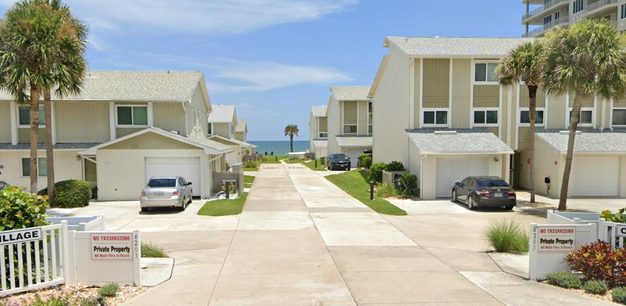 Zen Beach Retreat - Ocean View Townhouse -No Drive Beach 新士麦那海滩 外观 照片