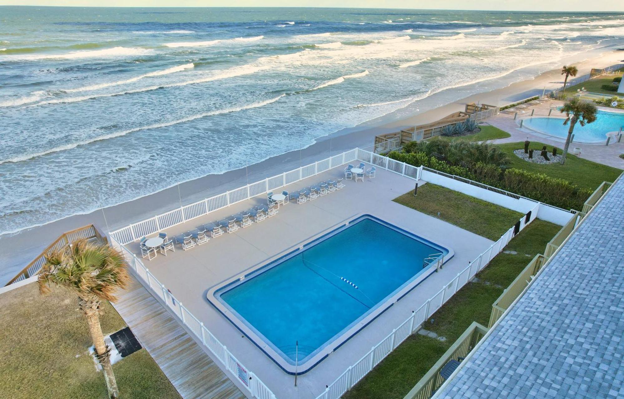Zen Beach Retreat - Ocean View Townhouse -No Drive Beach 新士麦那海滩 外观 照片