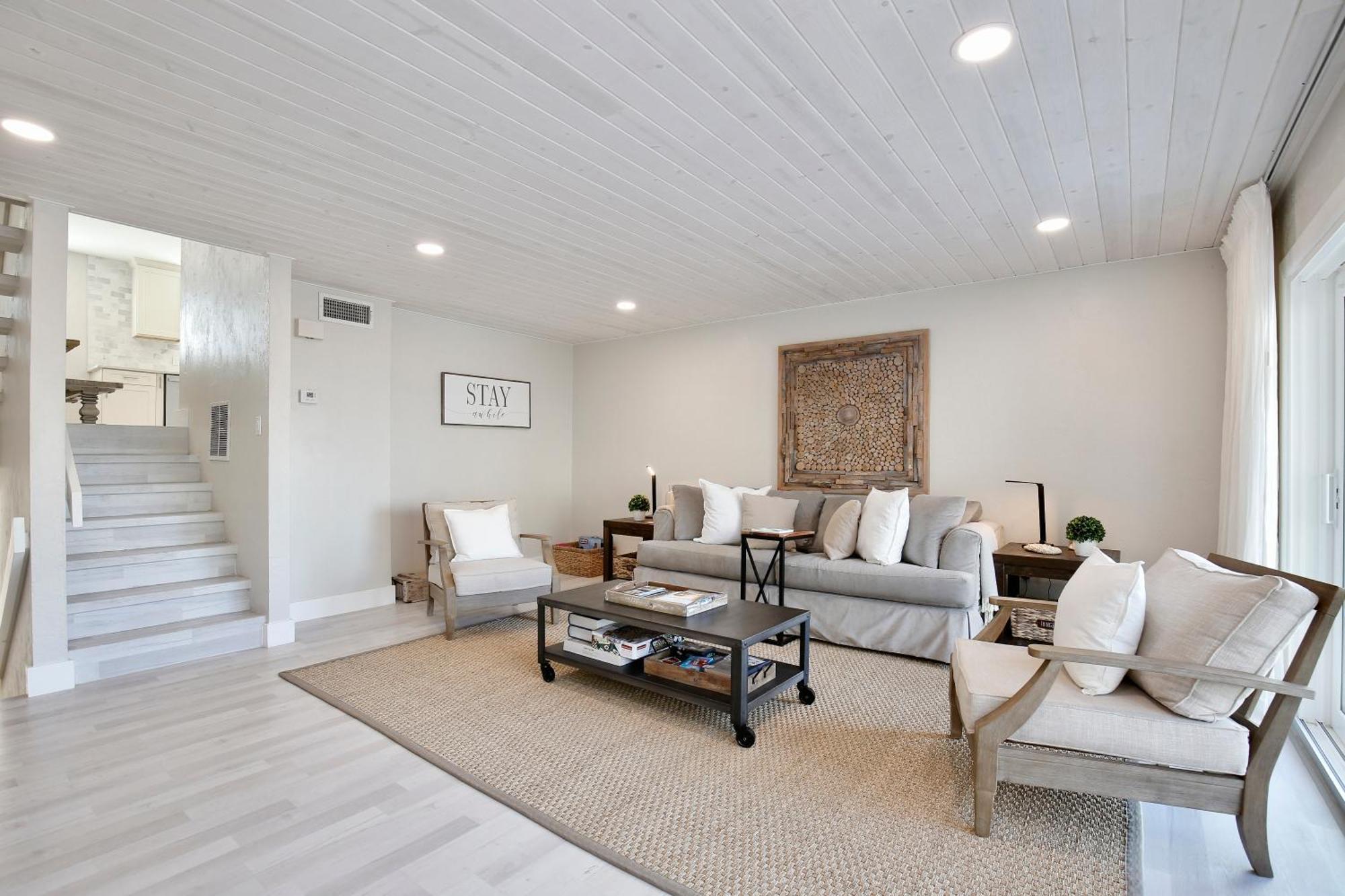 Zen Beach Retreat - Ocean View Townhouse -No Drive Beach 新士麦那海滩 外观 照片