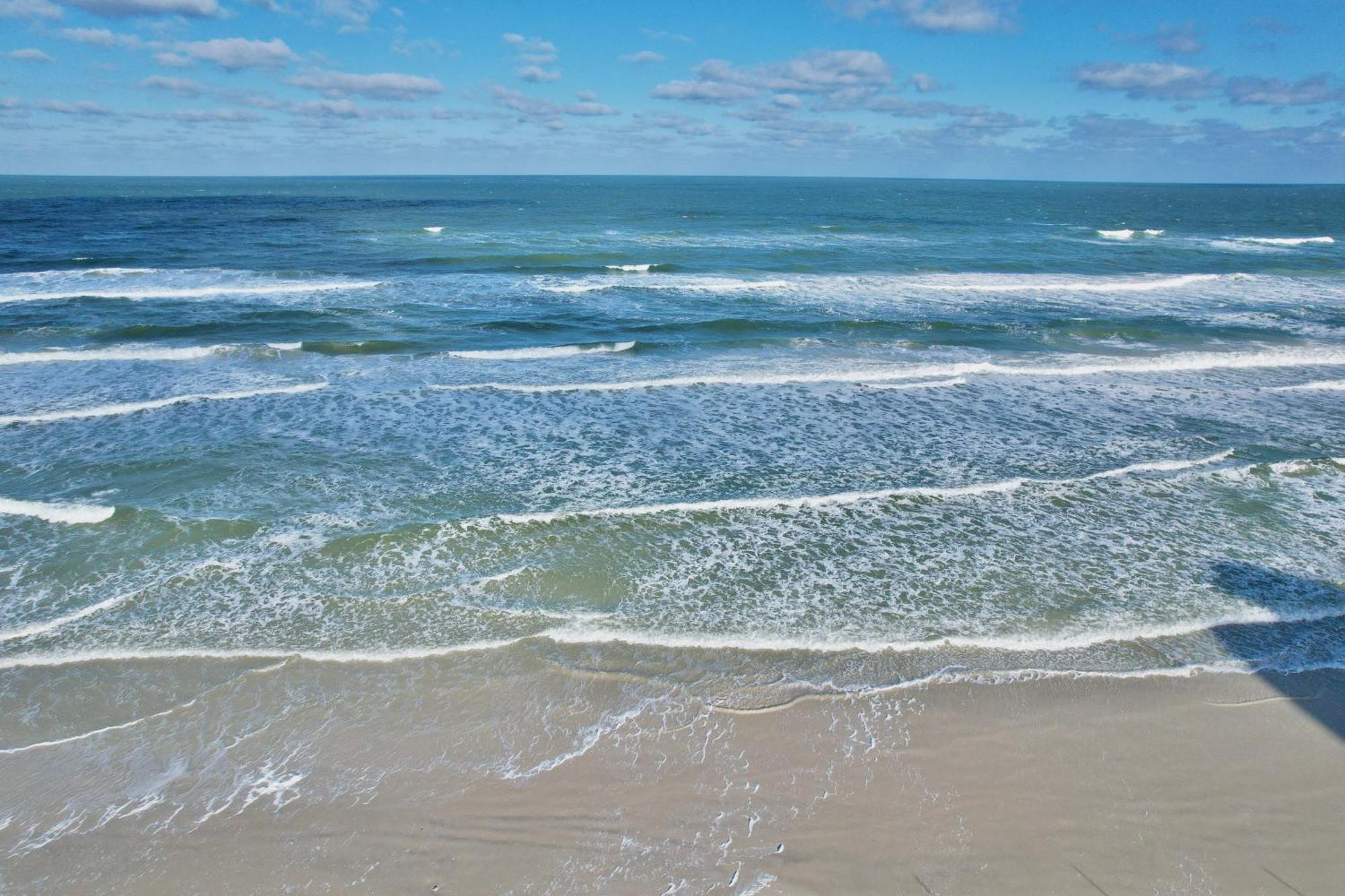 Zen Beach Retreat - Ocean View Townhouse -No Drive Beach 新士麦那海滩 外观 照片