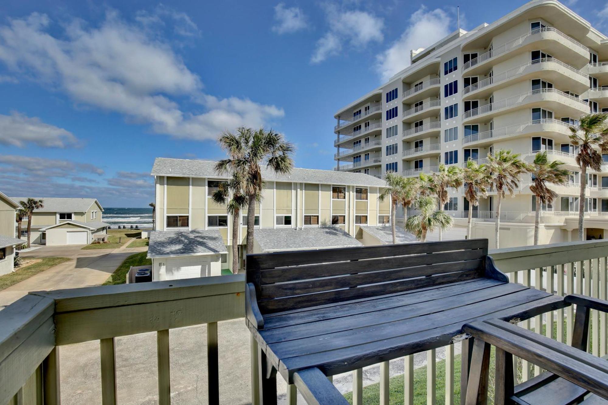 Zen Beach Retreat - Ocean View Townhouse -No Drive Beach 新士麦那海滩 外观 照片