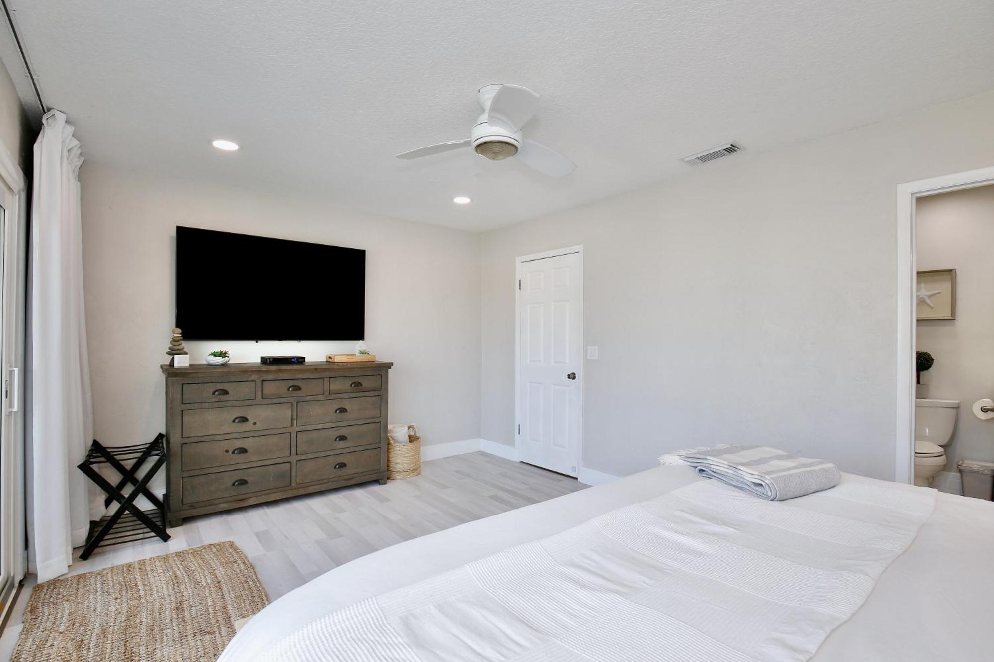 Zen Beach Retreat - Ocean View Townhouse -No Drive Beach 新士麦那海滩 外观 照片