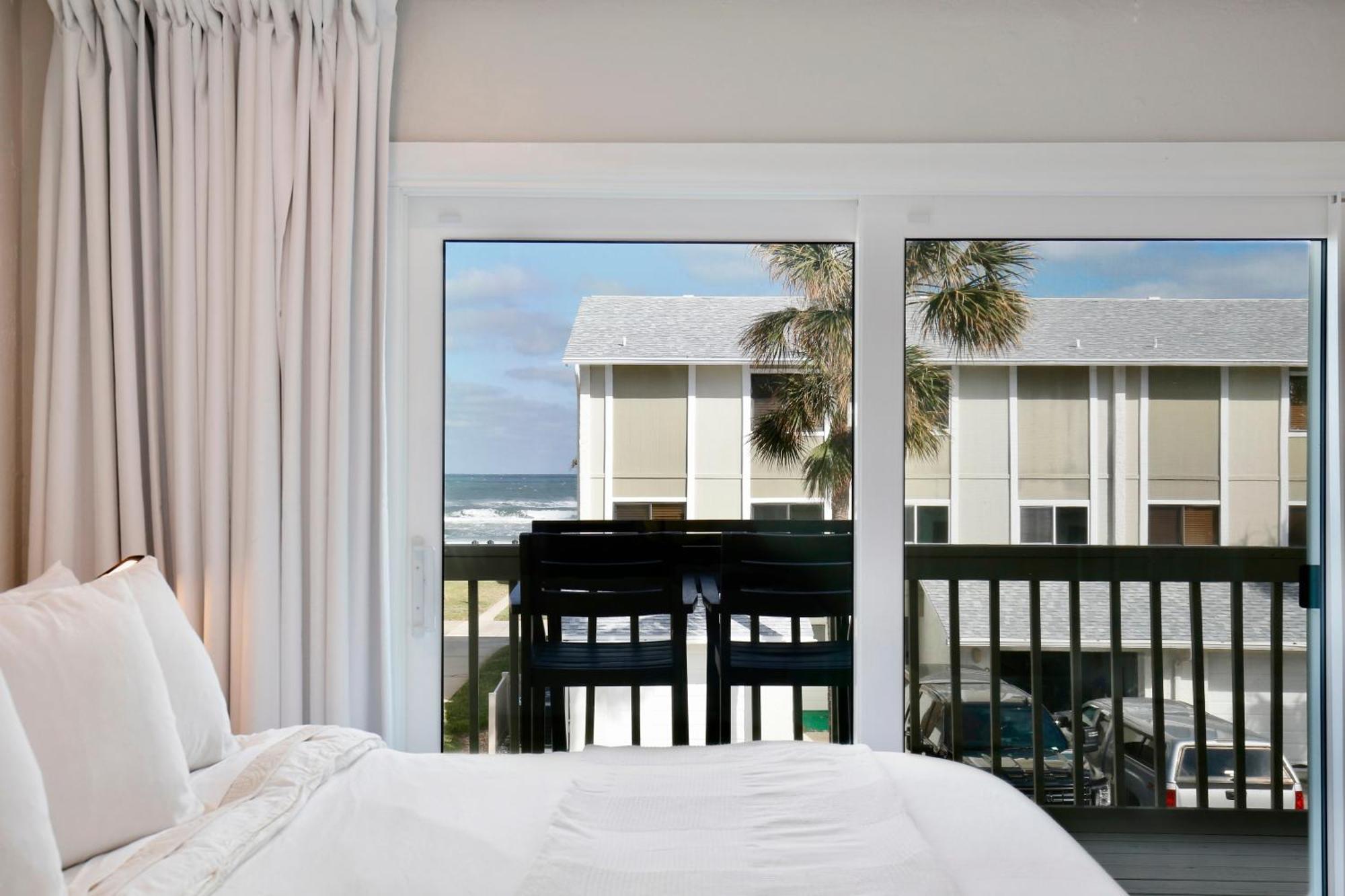 Zen Beach Retreat - Ocean View Townhouse -No Drive Beach 新士麦那海滩 外观 照片