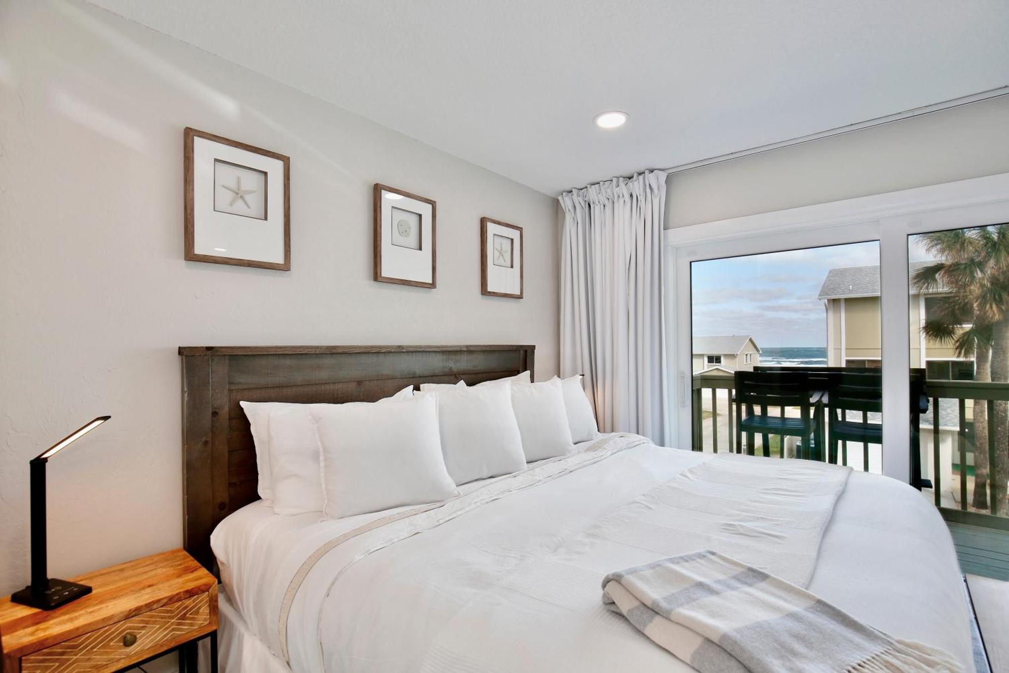 Zen Beach Retreat - Ocean View Townhouse -No Drive Beach 新士麦那海滩 外观 照片